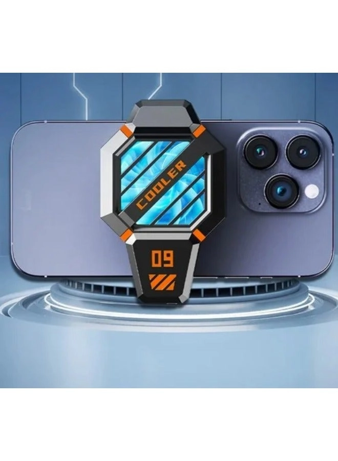 Mobile Phone Cooler - Gaming LED Temperature Display USB Powered