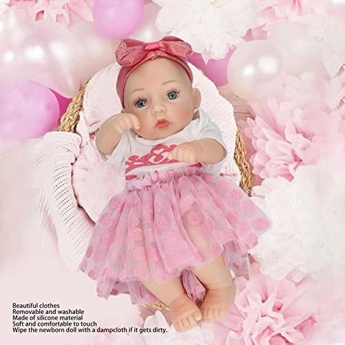 Newborn Baby Doll - 11in Silicone Girl