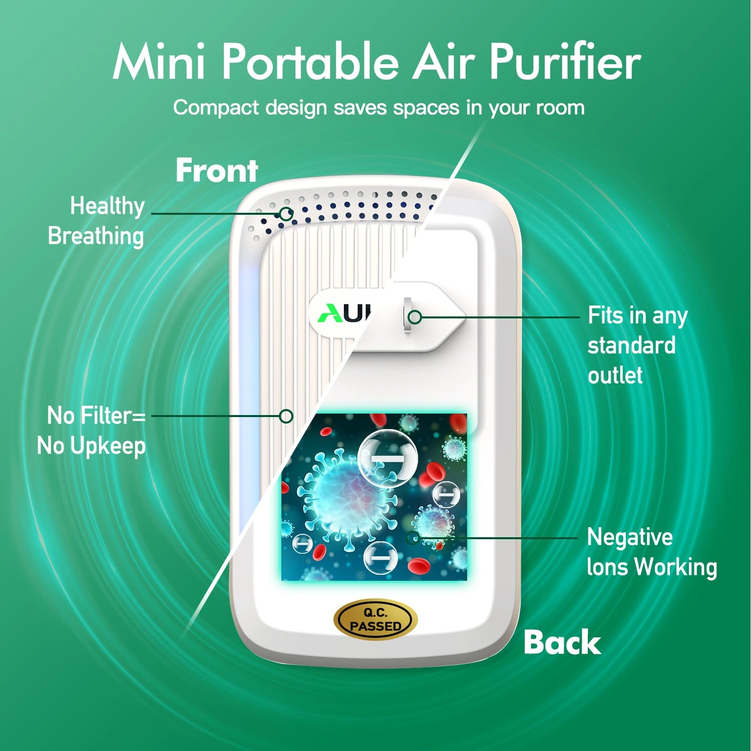 Air Ionizers - 4 Pack Plug In