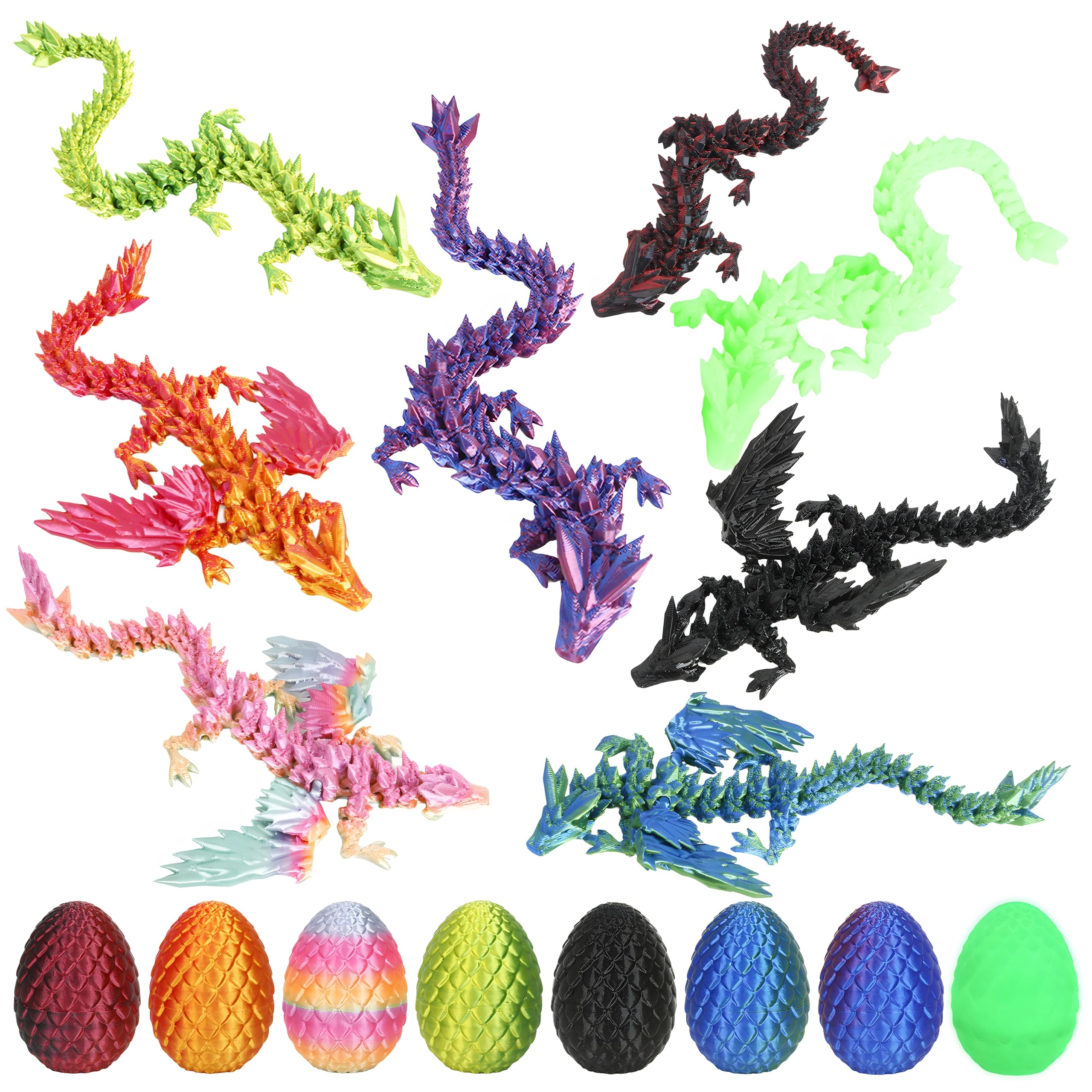 TXB3DOK 3D Printed Easter Dragon Eggs - 6 years+