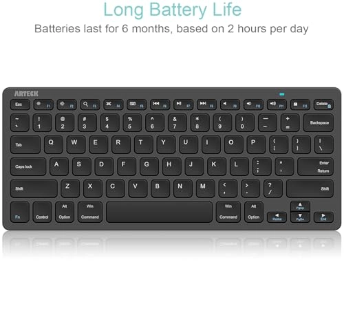 Ultra-Slim Bluetooth Keyboard - US Wireless