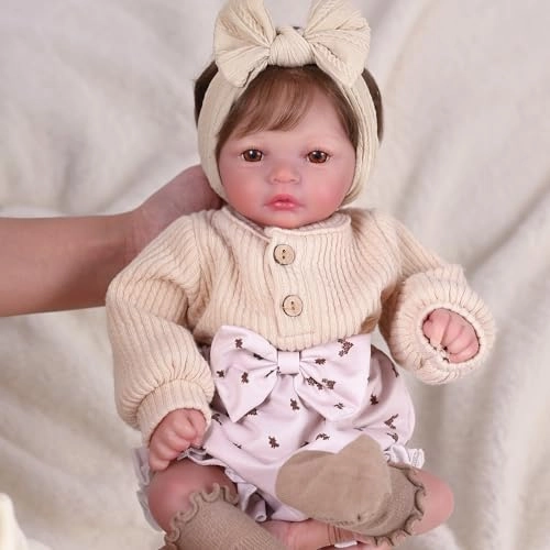 Reborn Baby Doll - 17 Inch Vinyl Cotton Girl Ages 3+