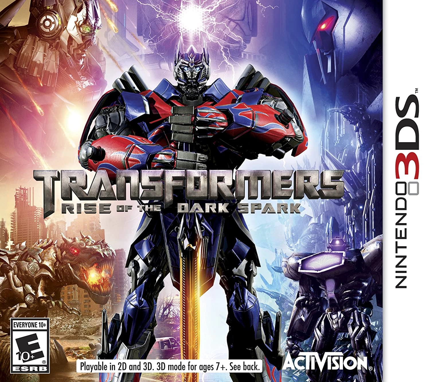 Nintendo Transformers Rise of the Dark Spark - 3DS Ntsc