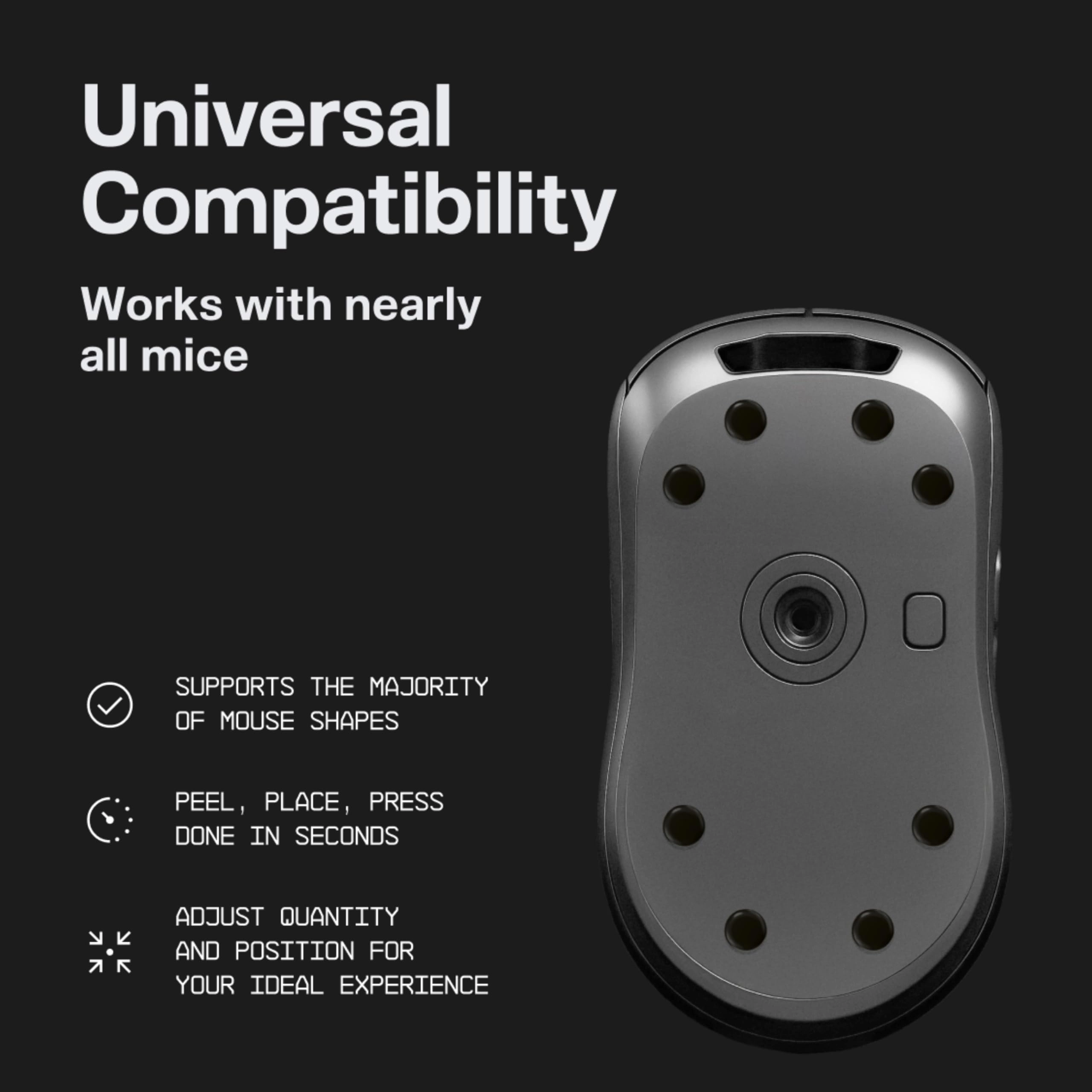 Mouse Skates - PTFE UHMW-PE Silent