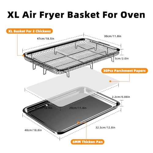 Air Fryer Basket - Stainless Steel 30 piece(s)