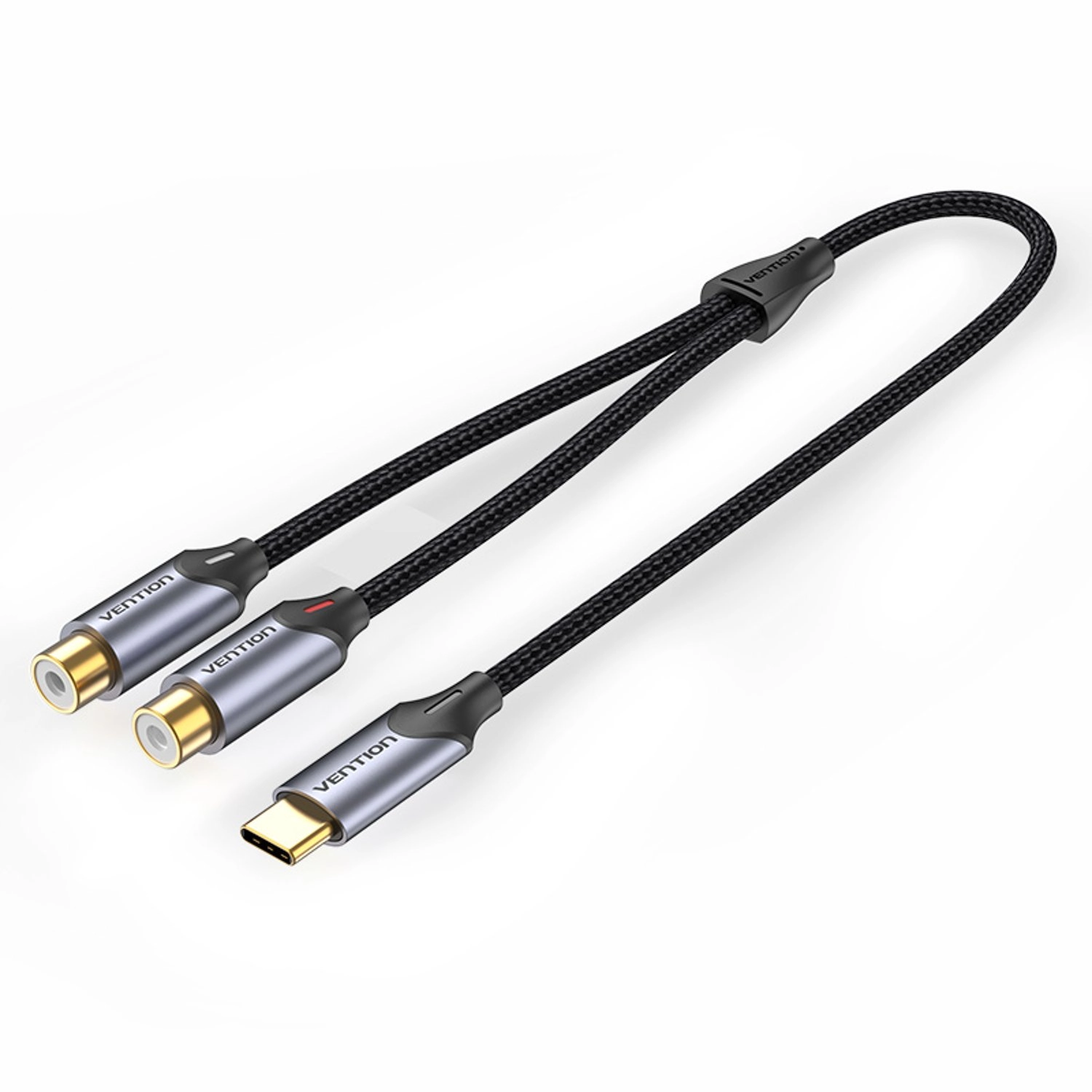 Vention USB-C Male to 2-Female RCA Cable USB-C to RCA 1.5m