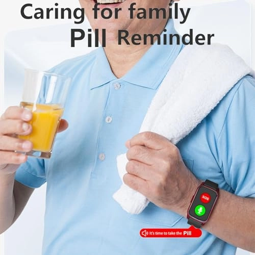 Fall Detection Smart Watch - GPS SOS 600mAh