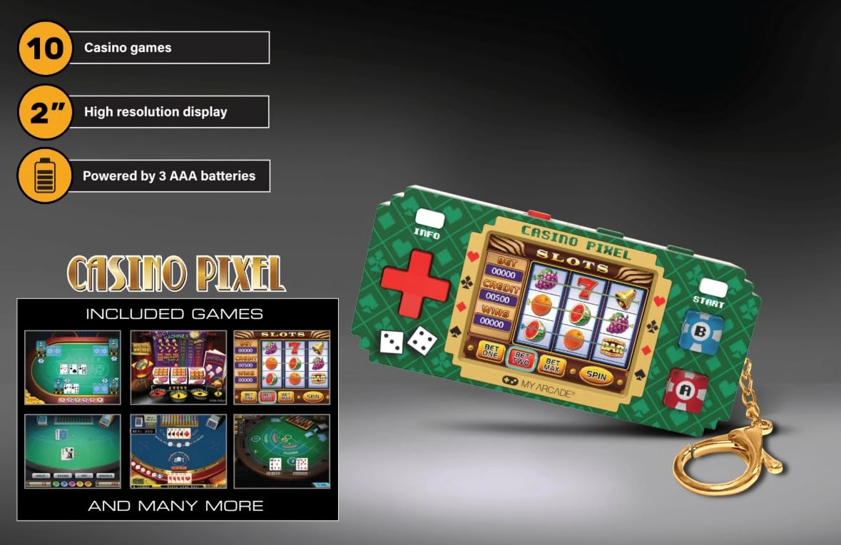 Casino Pixel - 2 Inches Handheld