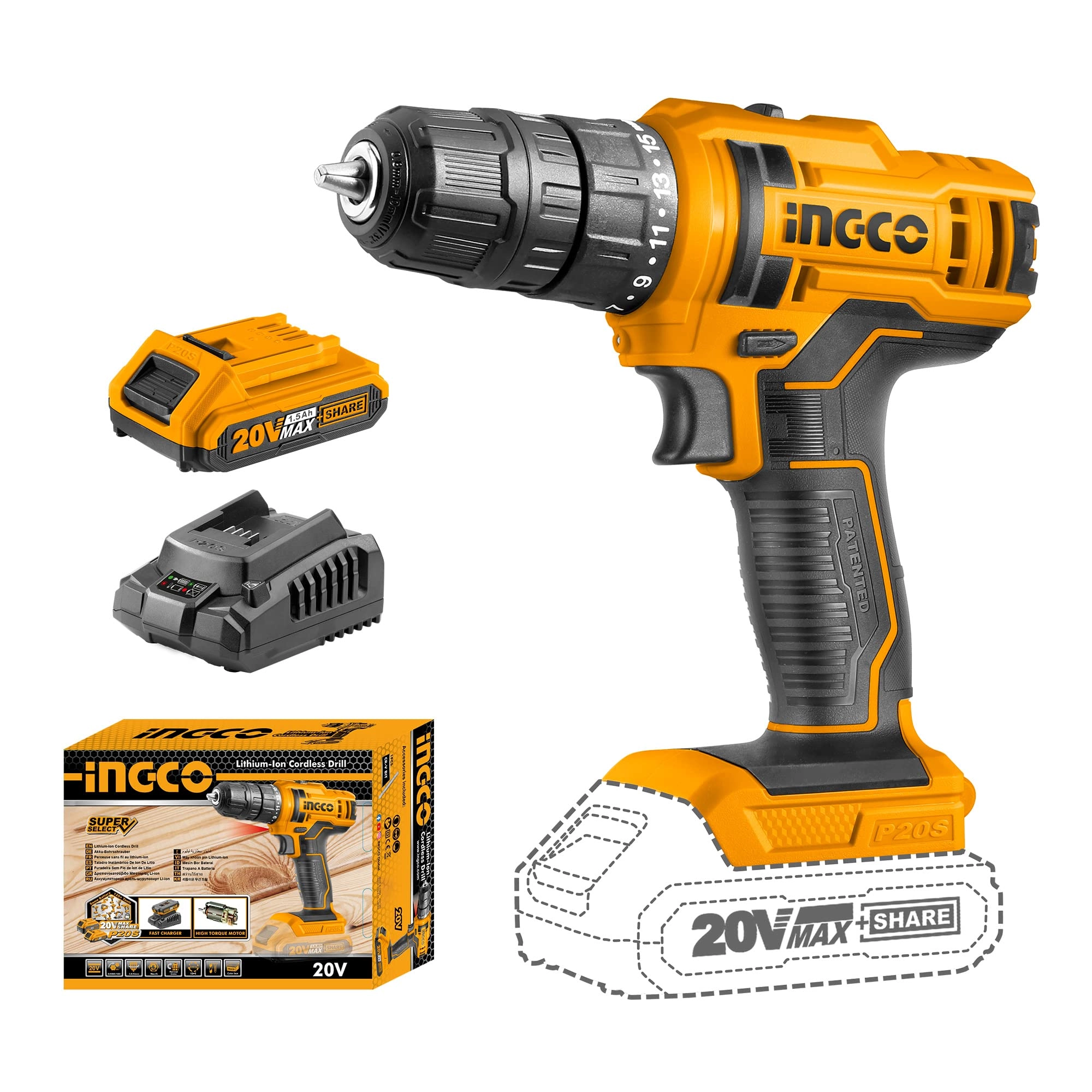 Combi Hammer Drill - 2.0Ah