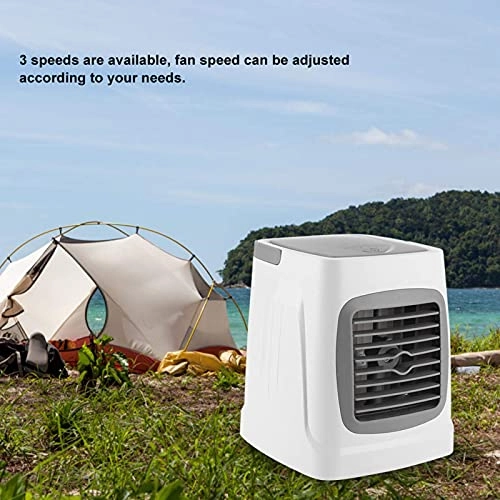 Mini Air Conditioner - USB Portable 3 Gear Speeds Hangable Desktop