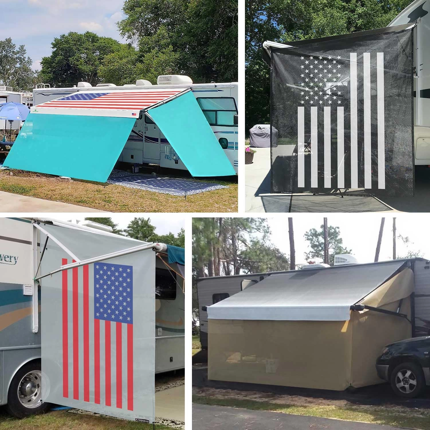 RV Awning Side Shade