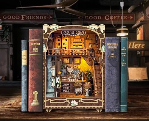 Book Nook Kit - LED Light 3D Wooden Puzzles