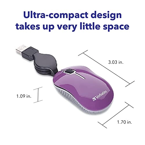 Mini Travel Optical Mouse - USB