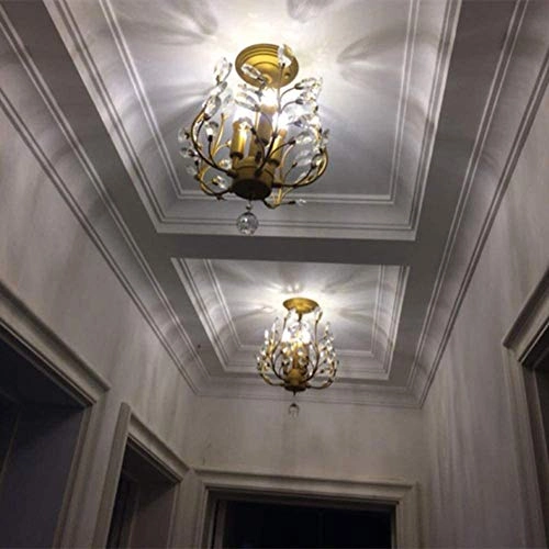 Rustic Flower Chandelier - 7 head Black