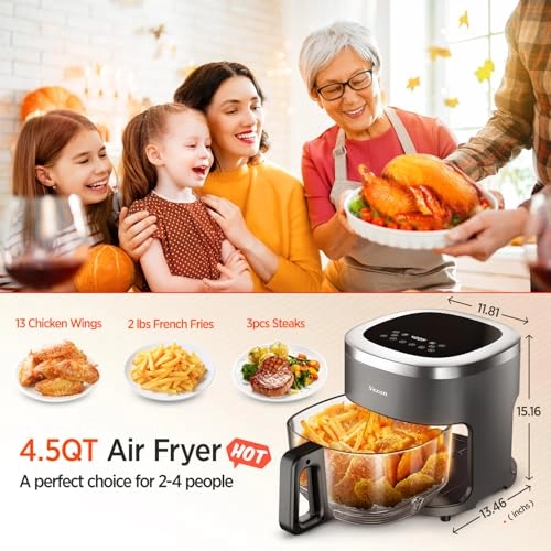 Glass Air Fryer GM-AF01