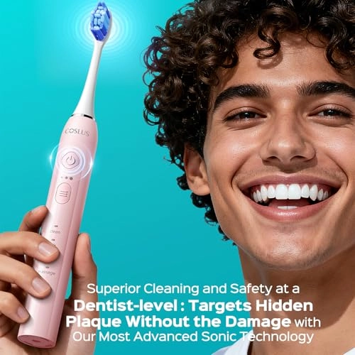 Sonic Electric Toothbrush - 5 Modes 3 Intensities Black