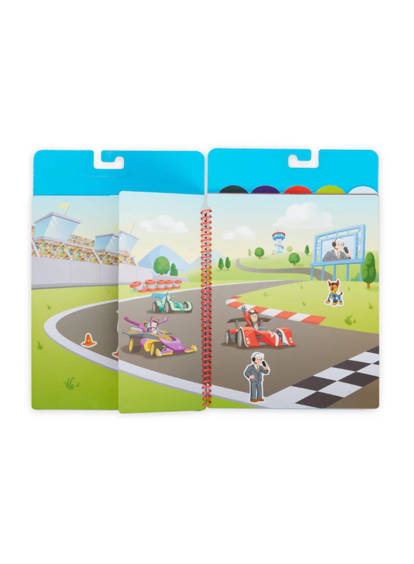 PAW Patrol Restickable Stickers Flip-Flap Pad - 5 pages 130 piece(s)