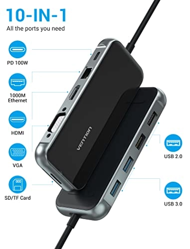 Multi-function USB-C Docking Station