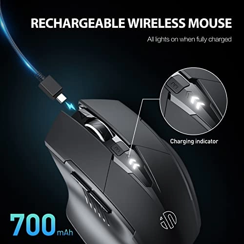 IN9 Tri-mode Wireless Mouse - Wireless