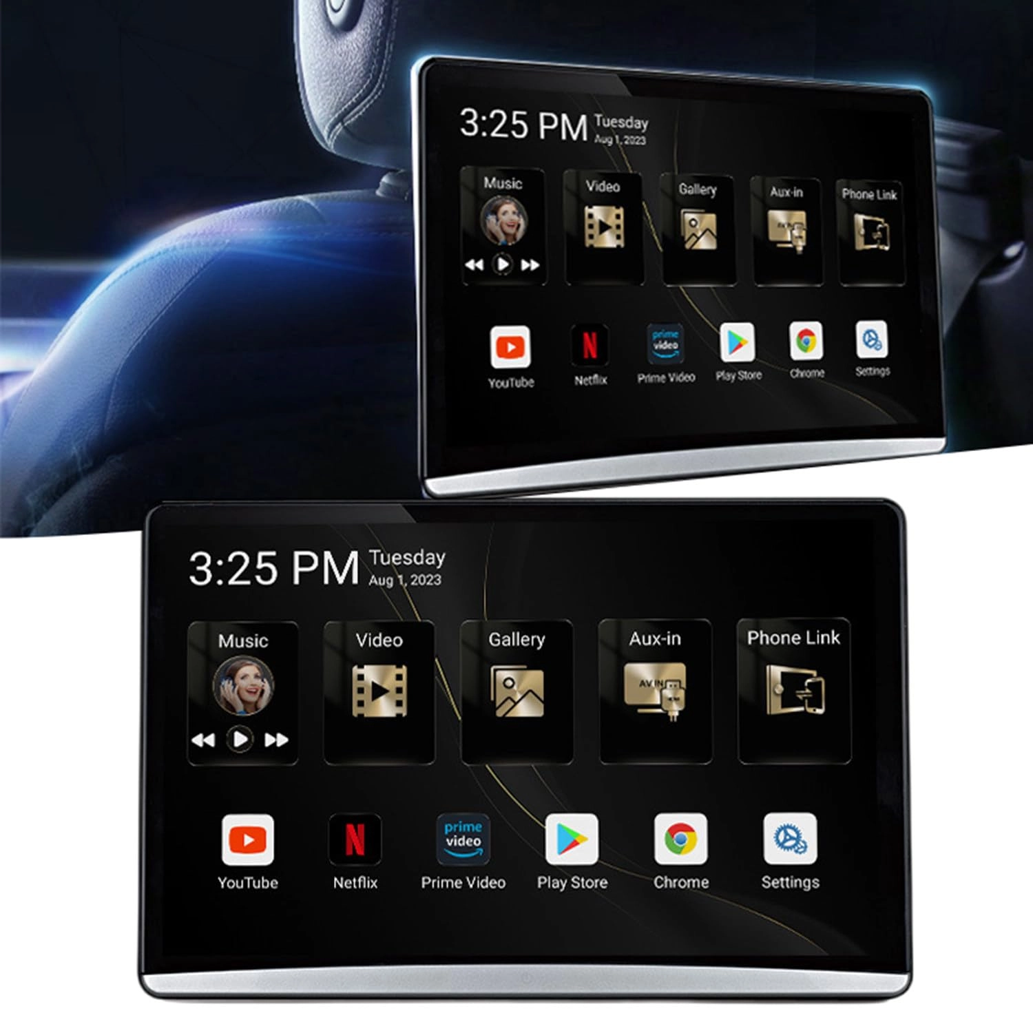 Headrest Video Player - 13.3 Inch