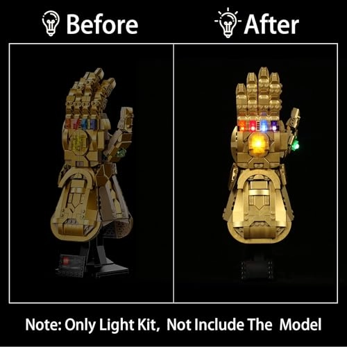 Lighting Kit 76191 for LEGO 76191 Infinity Gauntlet
