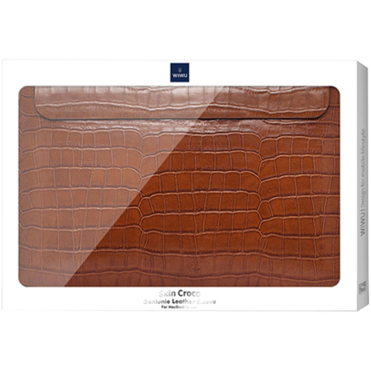 Skin Croco Sleeve for MacBook 16.2-Inch