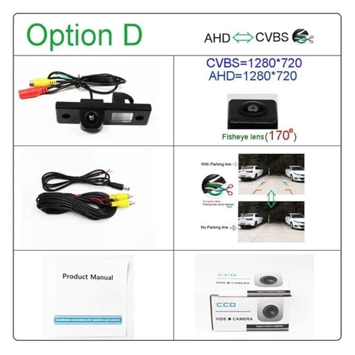 Rear View Backup camera - Night vision 1280*720p