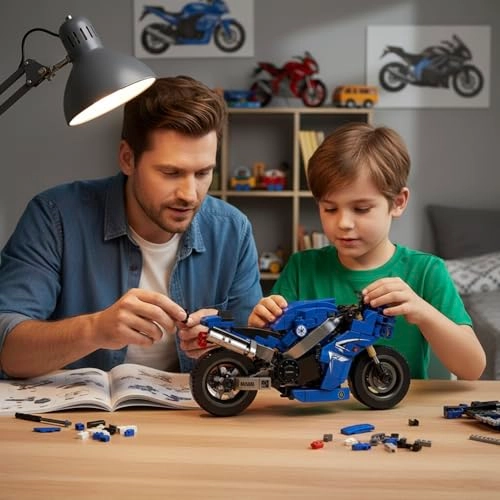 Technic Motorcycle and Car Model Kit (701102)