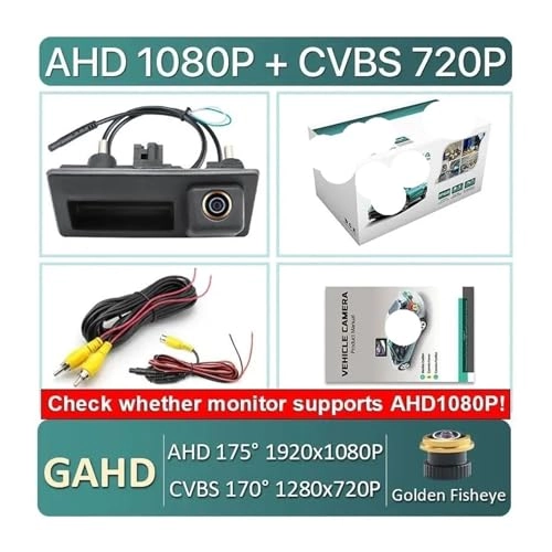 Rear View Camera Fisheye - Night vision Wired 1080P