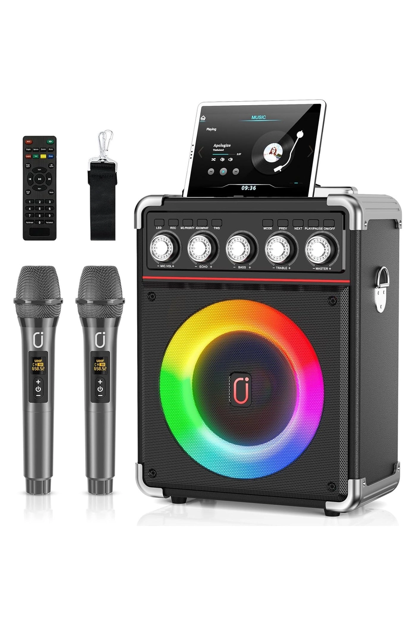 Karaoke machine - 2 wireless microphone