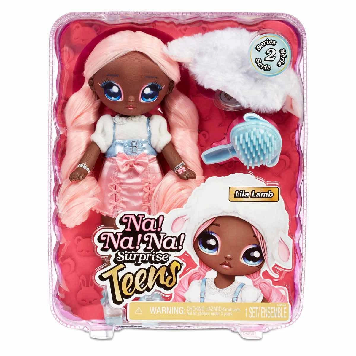 Lila Lamb Fashion Doll - 11 Soft Poseable Pink Hair