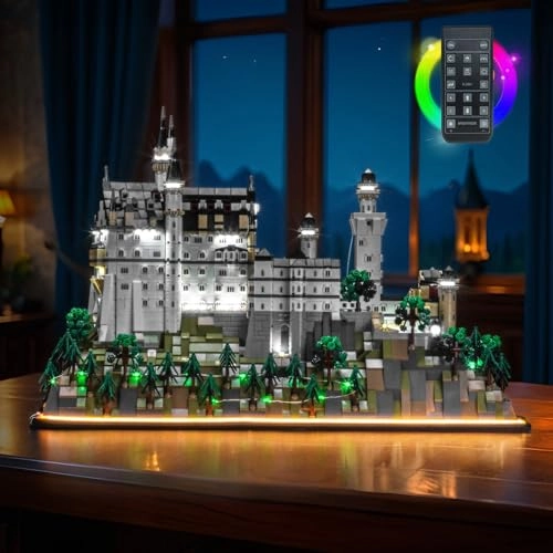 Light kit for LEGO Neuschwanstein Castle 21063