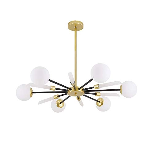 Magic Bean Chandelier - Gold and black 12 heads
