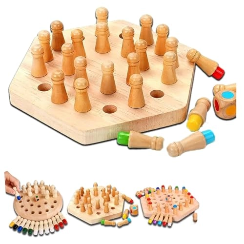 Wooden Memory Match Stick Chess