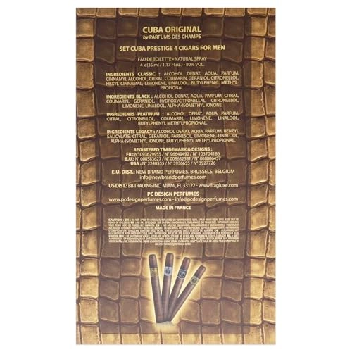 Classic - Eau De Toilette 1.7 Ounce + Black + Platinum + Legacy