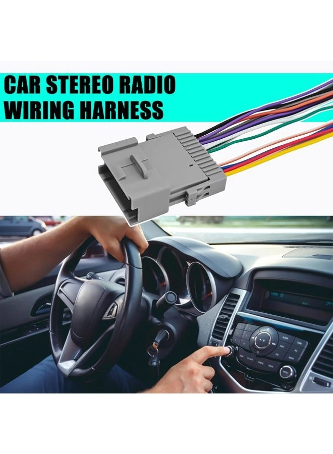 Car Radio Wiring Harness Adapter Kit - Chevy Silverado Chrysler Hummer Buick Suzuki