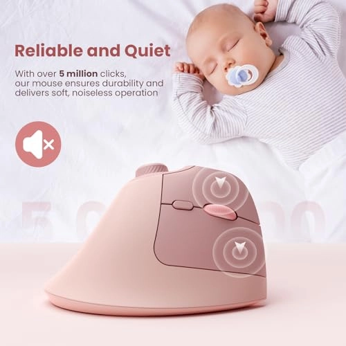 Ergonomic Vertical Mouse - Bluetooth, USB