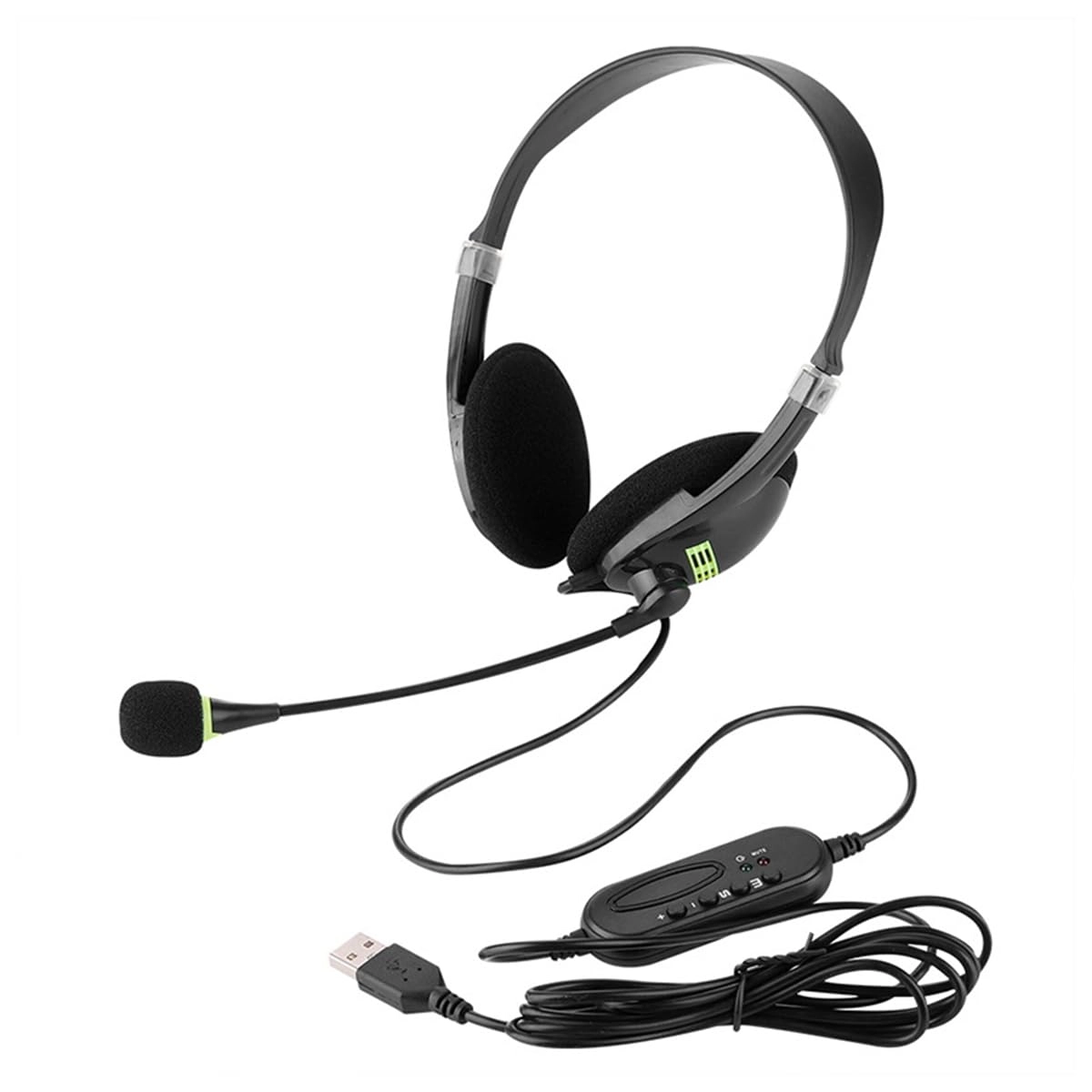 ANCLLO USB Headset Wired Headset