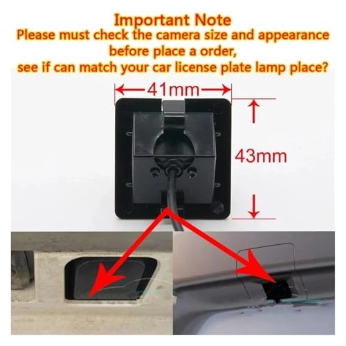 Rear View Camera - Night vision Wireless 1280 x 720 pixels