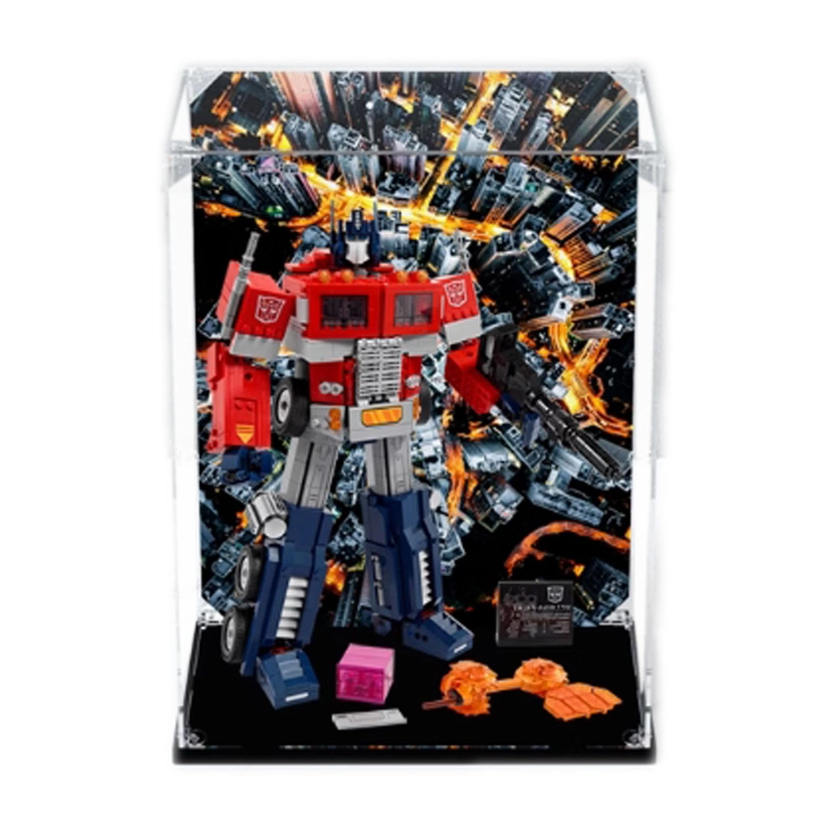 OOHNVJKI Acrylic Display Box for LEGO 10302 Mecha Kit