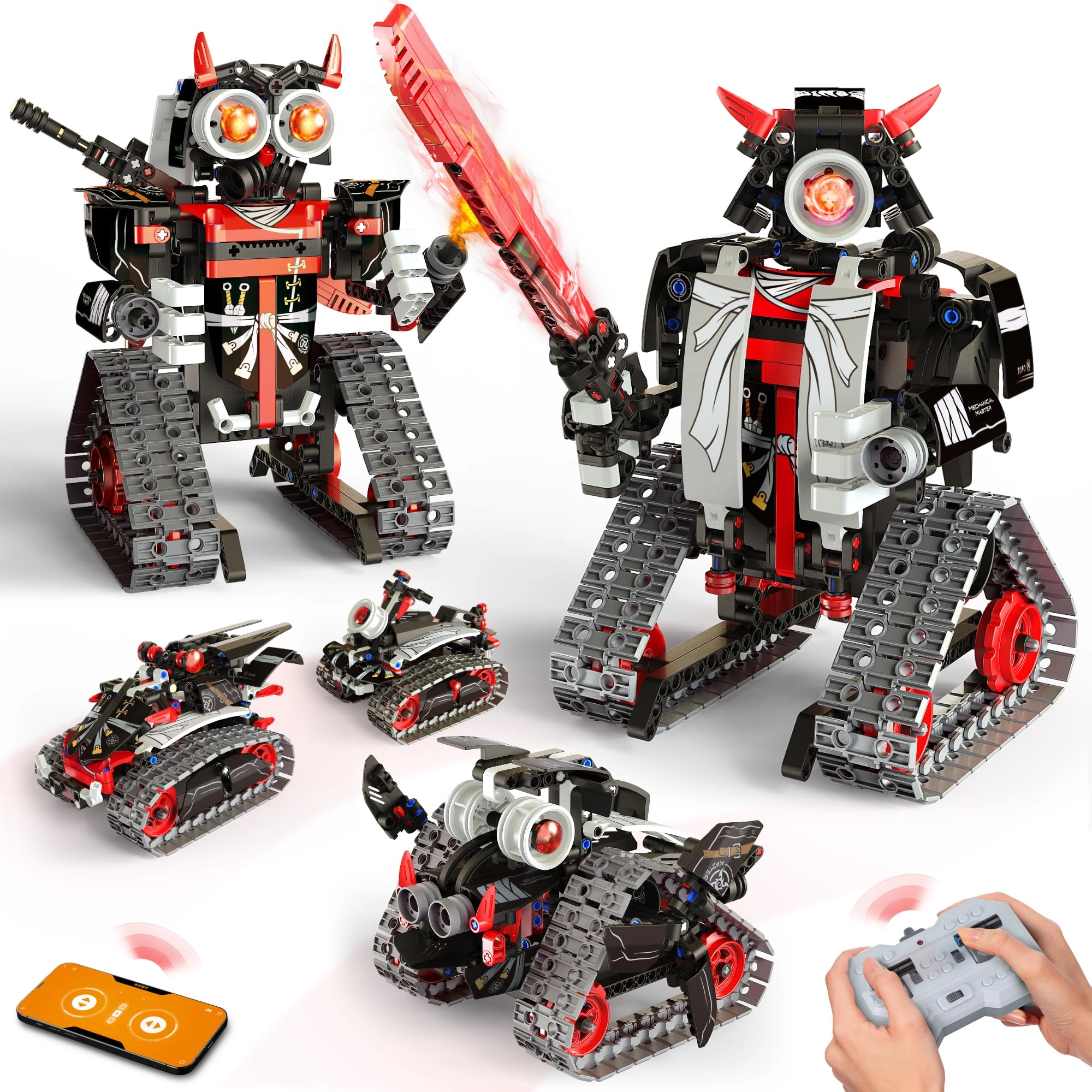 Opmind STEM RC Robot Building Kit - 5-in-1 419 pcs