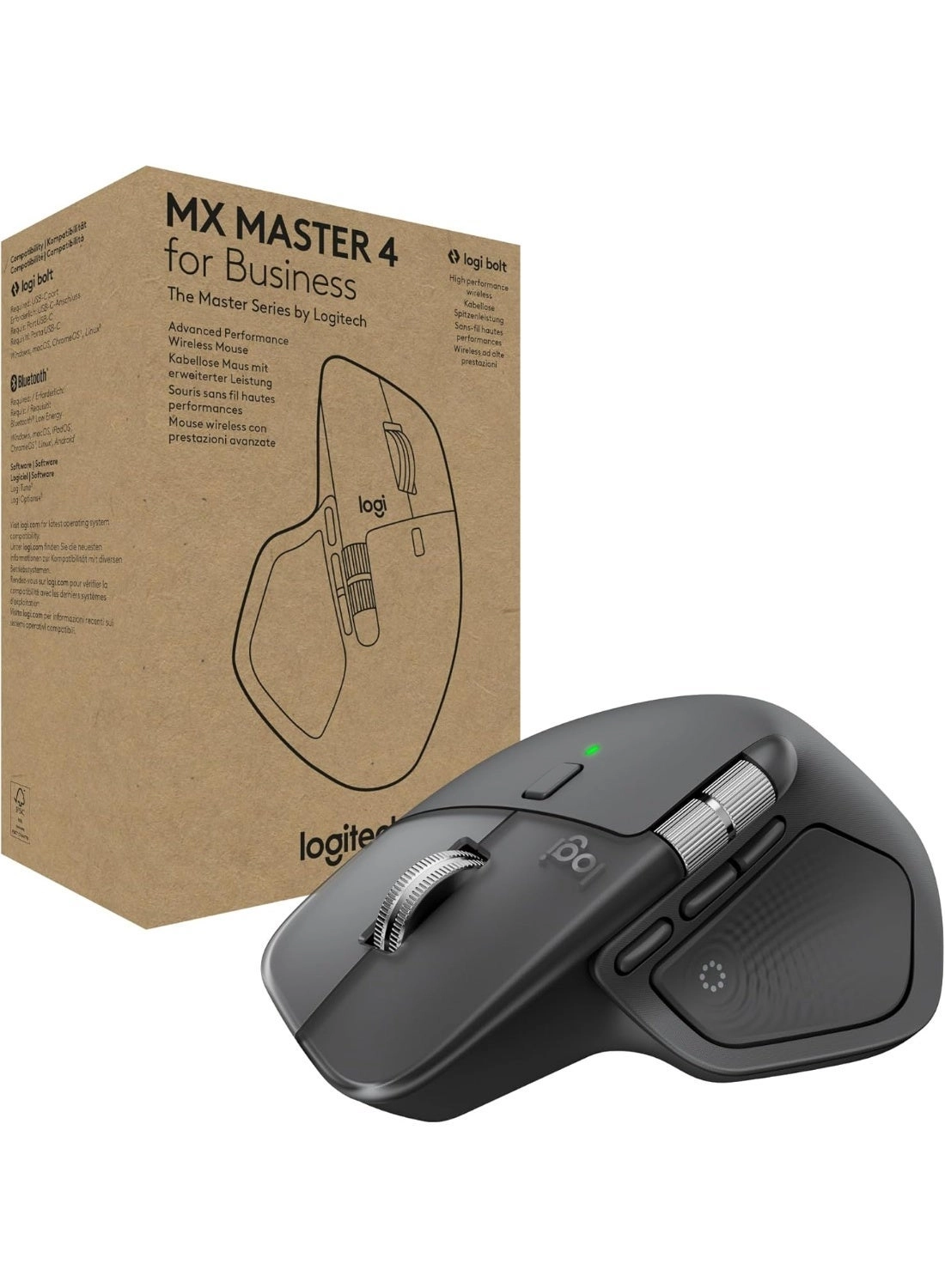 Logitech MX Master 4 - Bluetooth USB