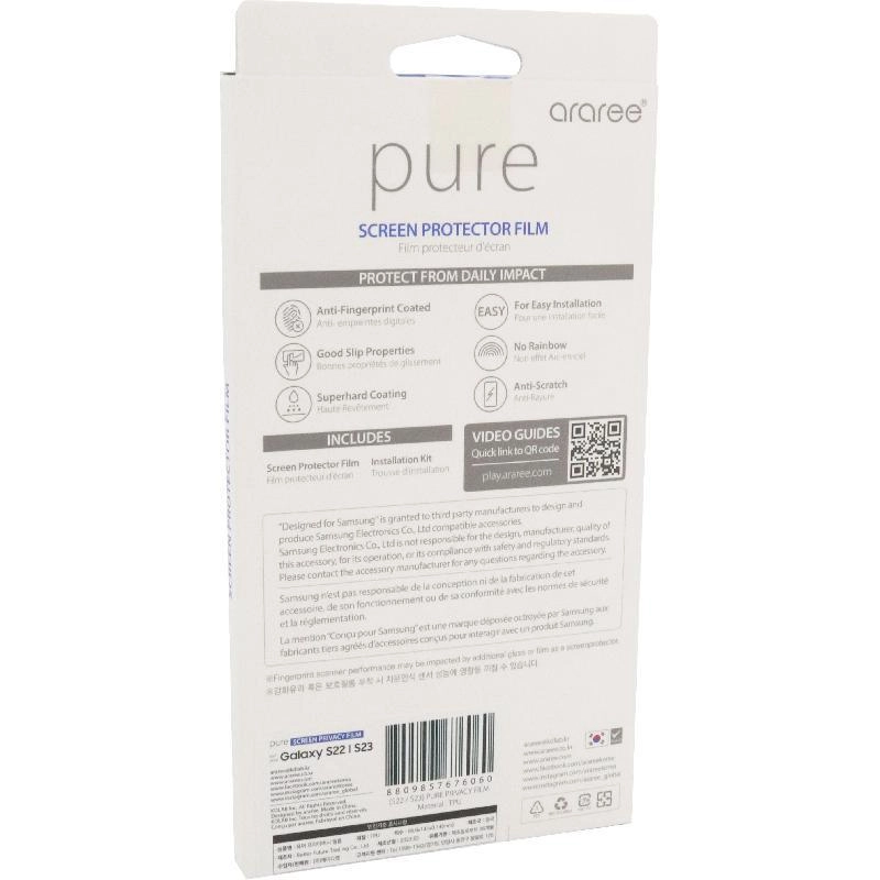 Pure Screen Film - Superhard Coating for Samsung Galaxy S22/Galaxy S23