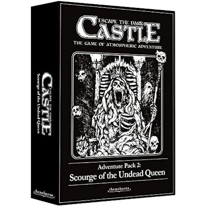 Themeborne Escape The Dark Castle: Scourge of The Undead Queen Adventure Pack 2 - Cooperative Strategy Game (French)