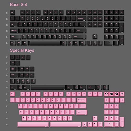 197-Key ASA Profile PBT Keycap Set - Periwinkle Very Peri Double-Shot