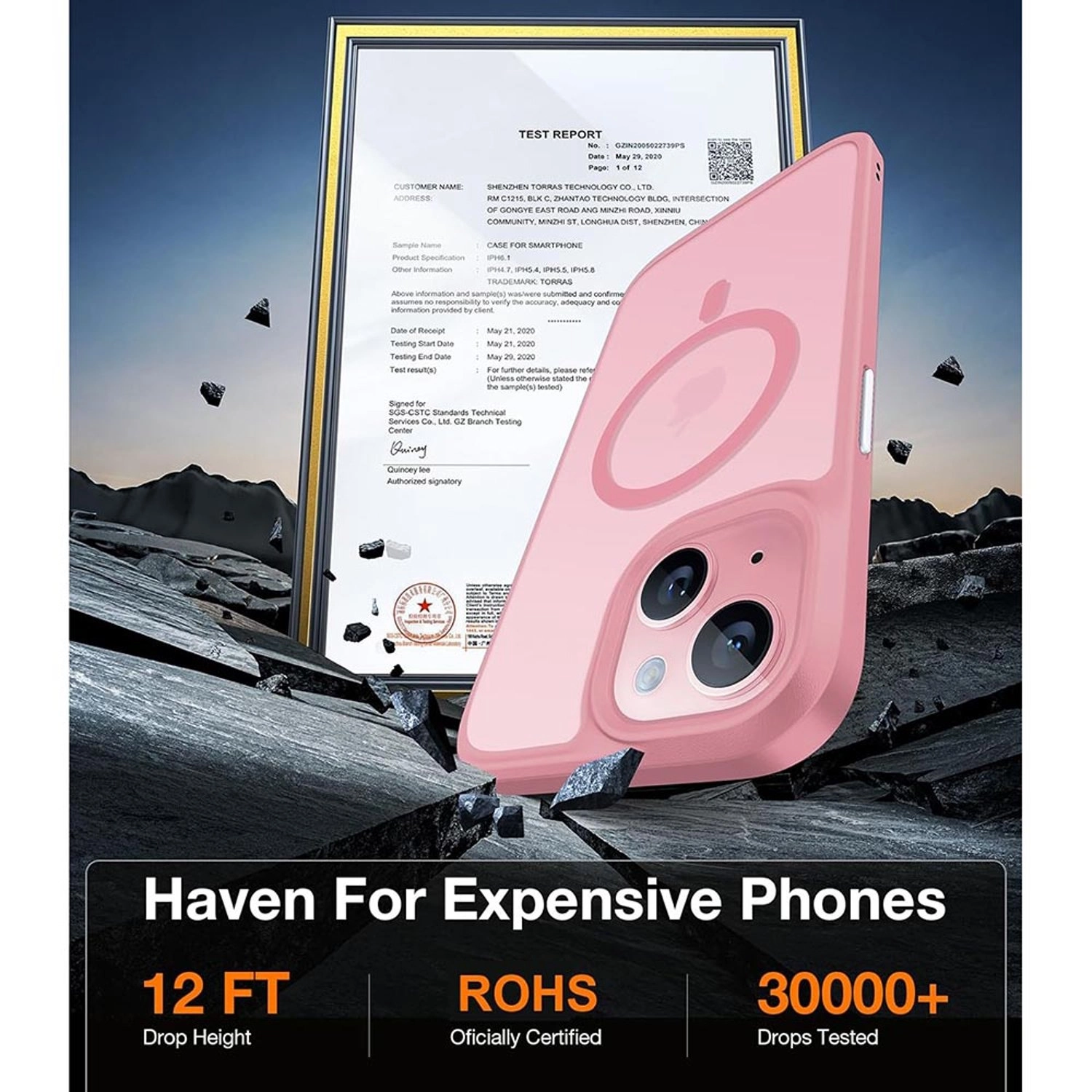 Magnetic Case with MagSafe for iPhone 14/15