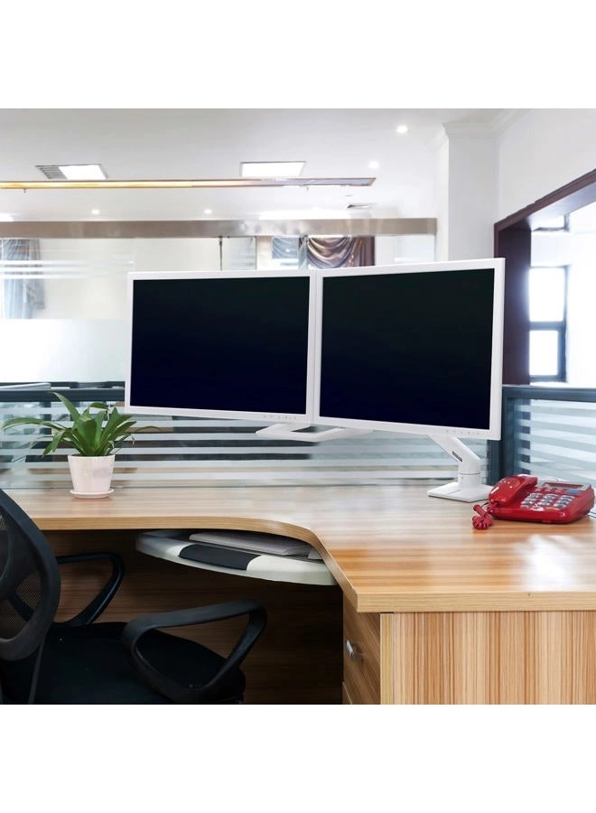 LX Vertical Stacking Dual Monitor Arm - 2 24 inches 75x75mm 100x100mm