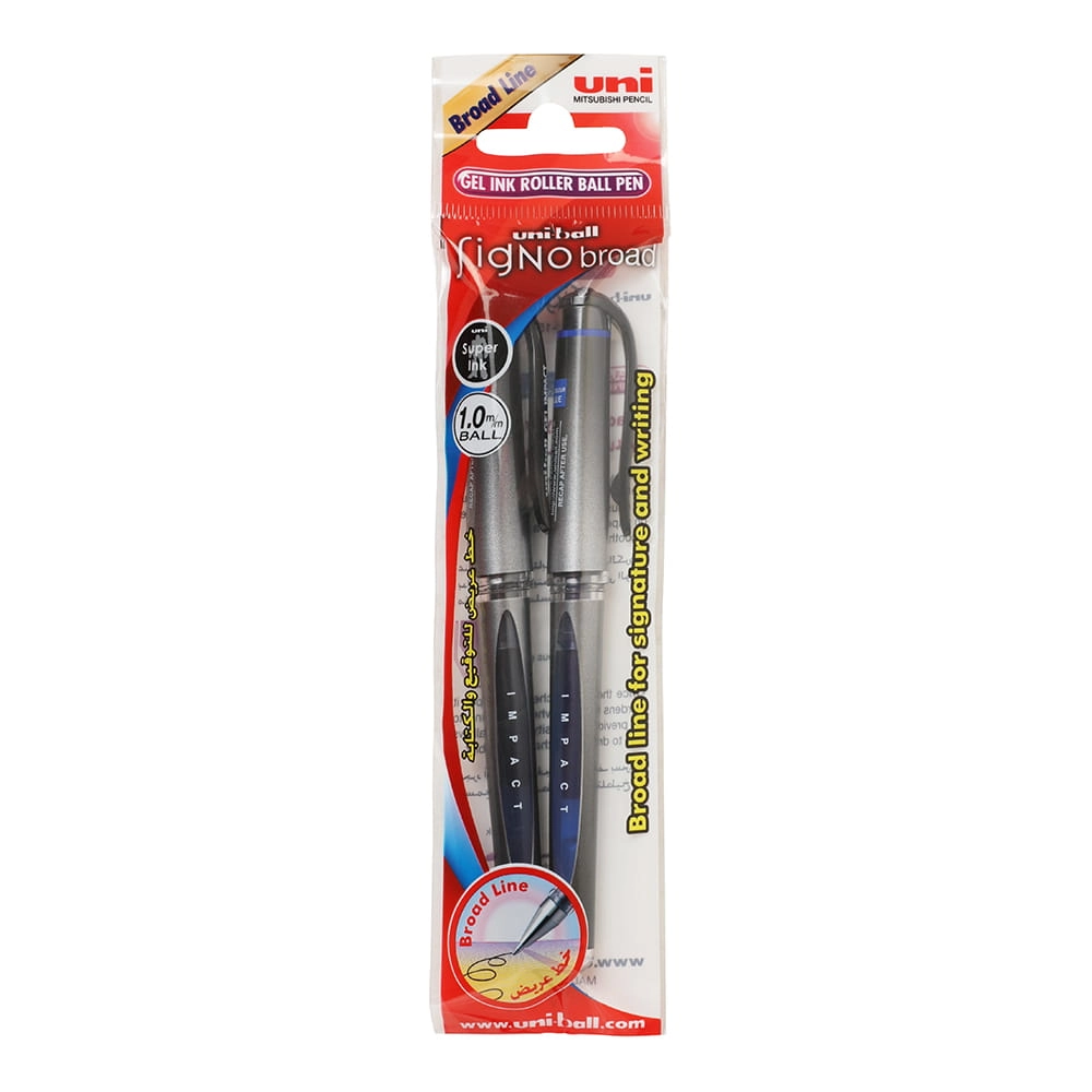 Uni-Ball Signo Gel Ink Roller Ball Pen - 2 Pieces 1.0mm