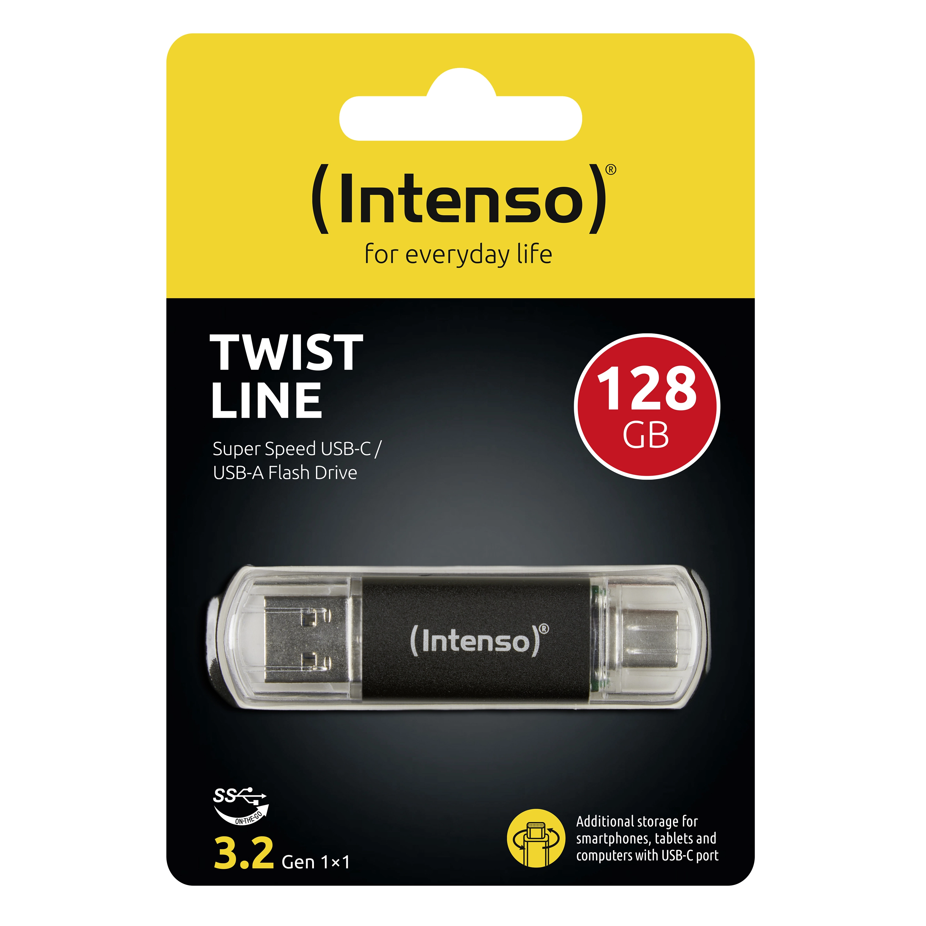 Twist Line - USB 3.2 Gen 1x1 USB-C USB-A 128 GB
