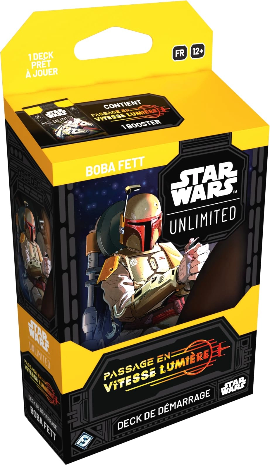 Asmodee Star Wars Unlimited: Transition to Light Speed - Boba Fett - Trading Card Game - Starter Deck (French)
